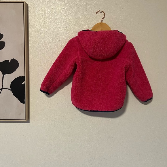 The North Face Vibrant Pink Fleece Hoodie 2T - Picture 6 of 6